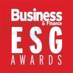 business and finance ESG award badge